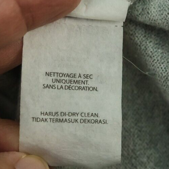 Armani Exchange Size Small S Silver Gray Grey Metallic Open Long Sleeve Cardigan - Picture 6 of 7